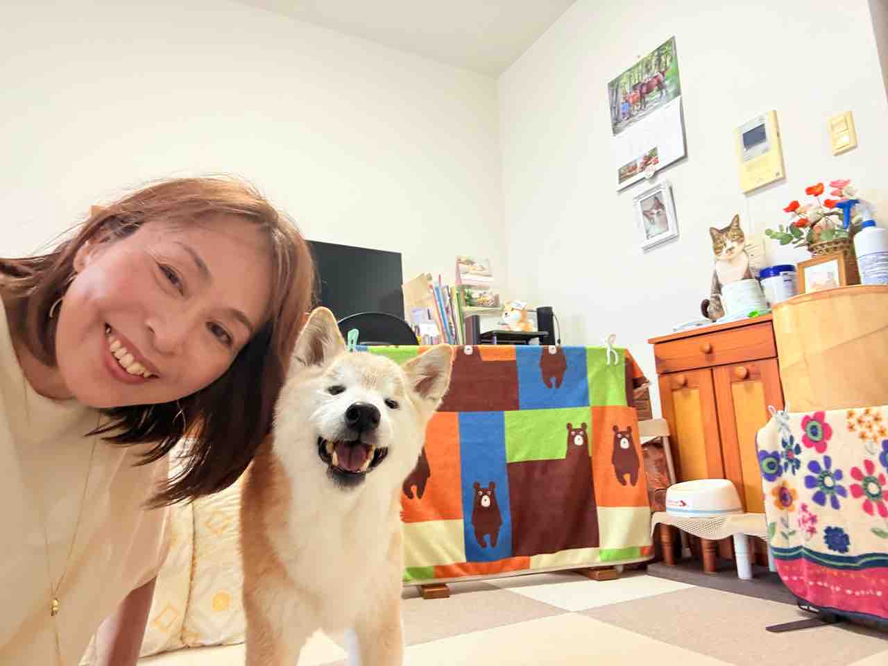 りんごちゃん 抱っこ